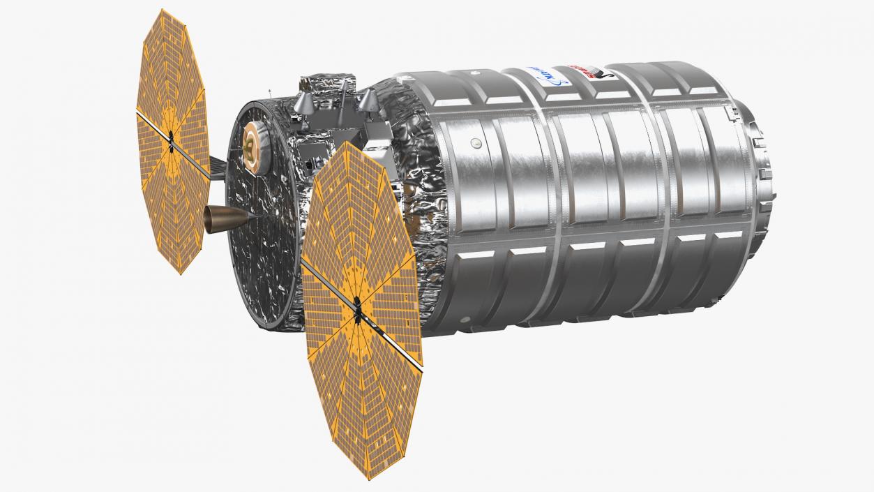 3D model ISS Module Cygnus Enhanced Configuration