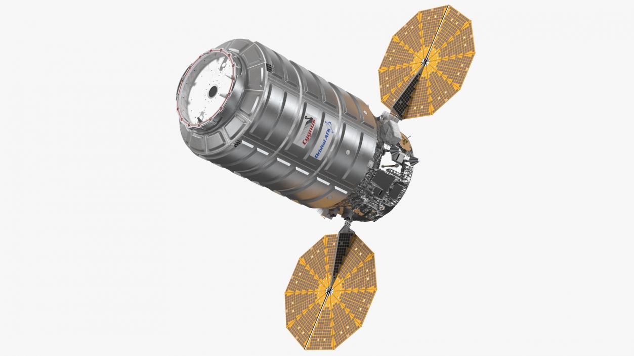 3D model ISS Module Cygnus Enhanced Configuration