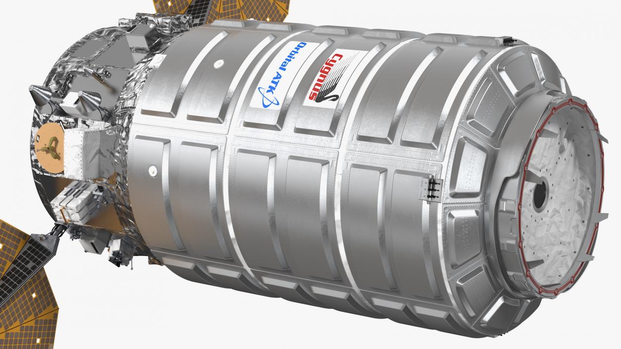 3D model ISS Module Cygnus Enhanced Configuration