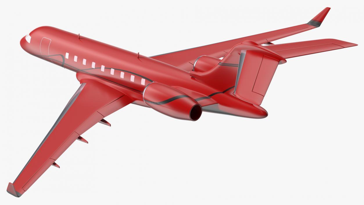 3D Business Jet Scale model