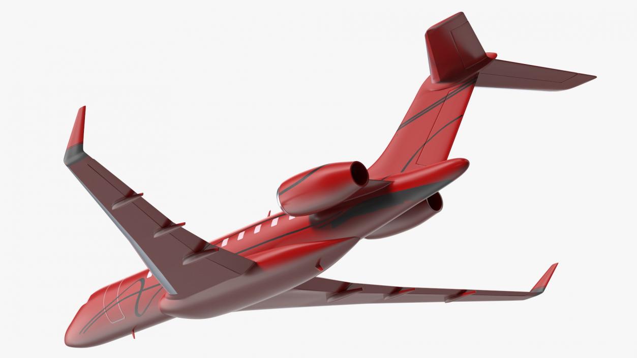 3D Business Jet Scale model