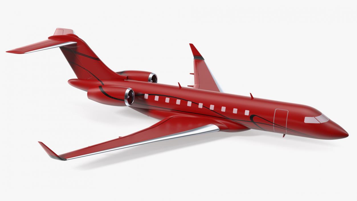 3D Business Jet Scale model