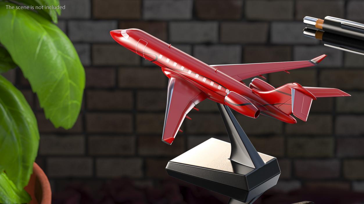 3D Business Jet Scale model