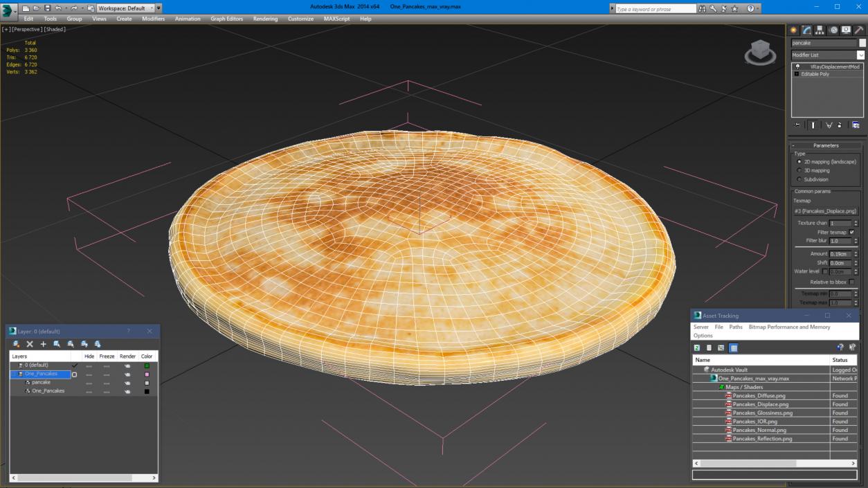 One Pancakes 3D