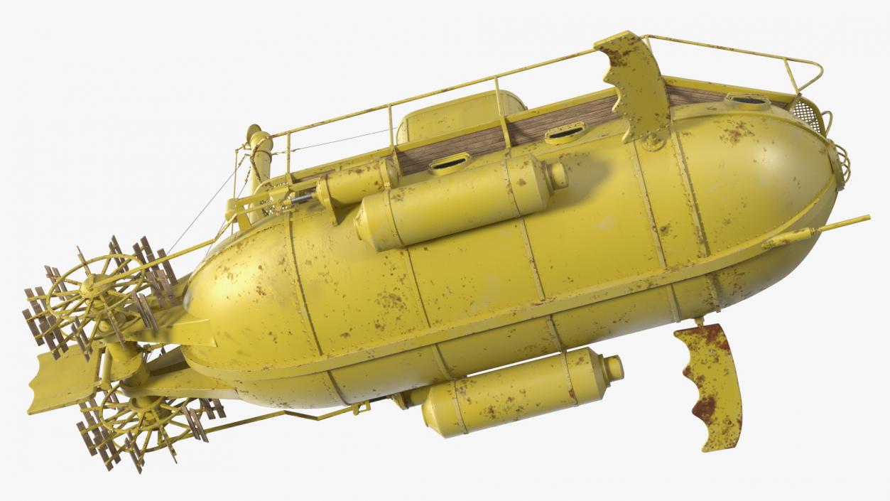 3D model Old Yellow Submarine