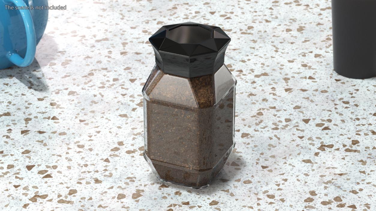 3D model Jar of Instant Coffee 95g