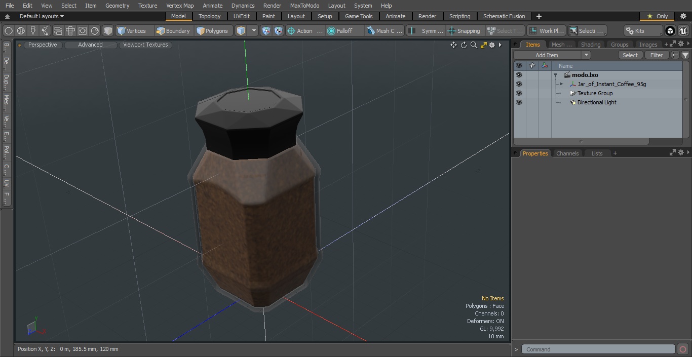 3D model Jar of Instant Coffee 95g