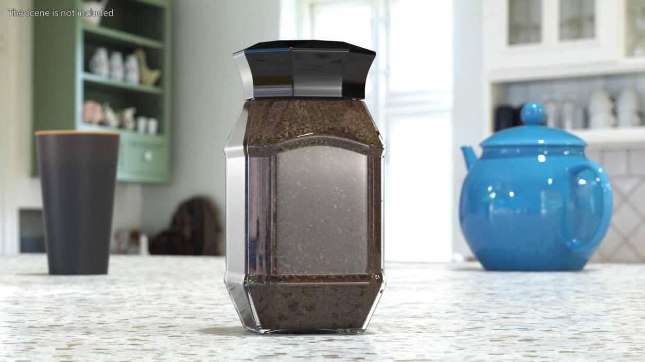 3D model Jar of Instant Coffee 95g