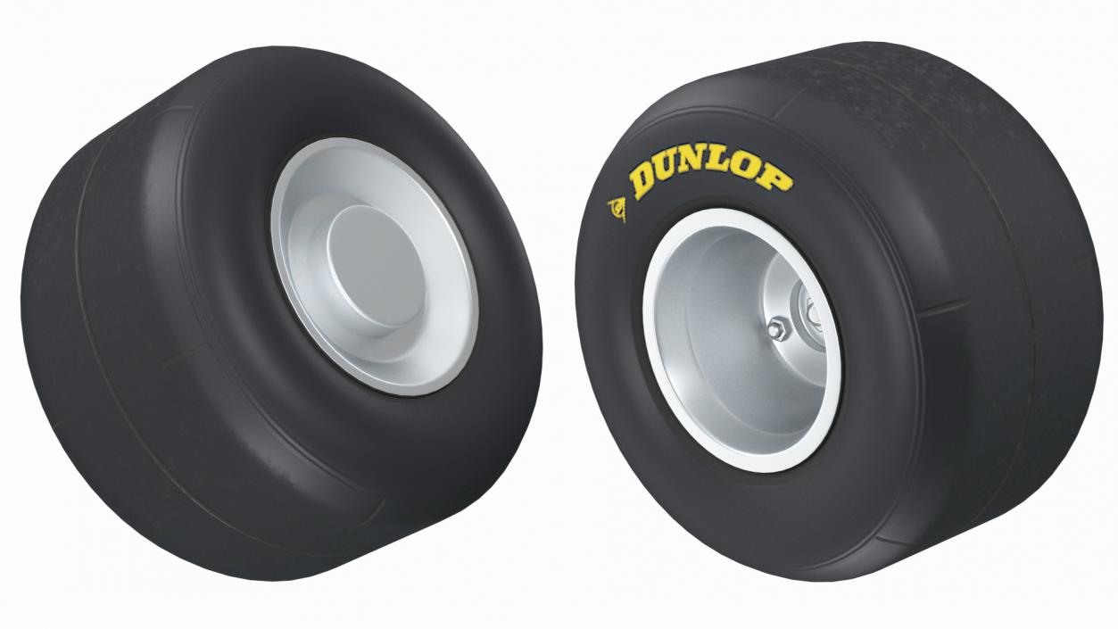 Dunlop Kart Slick Tyre 3D