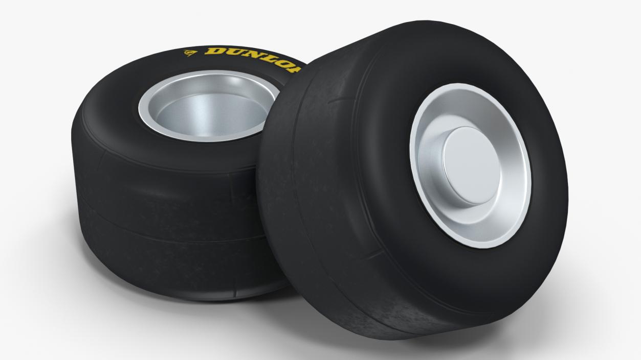 Dunlop Kart Slick Tyre 3D