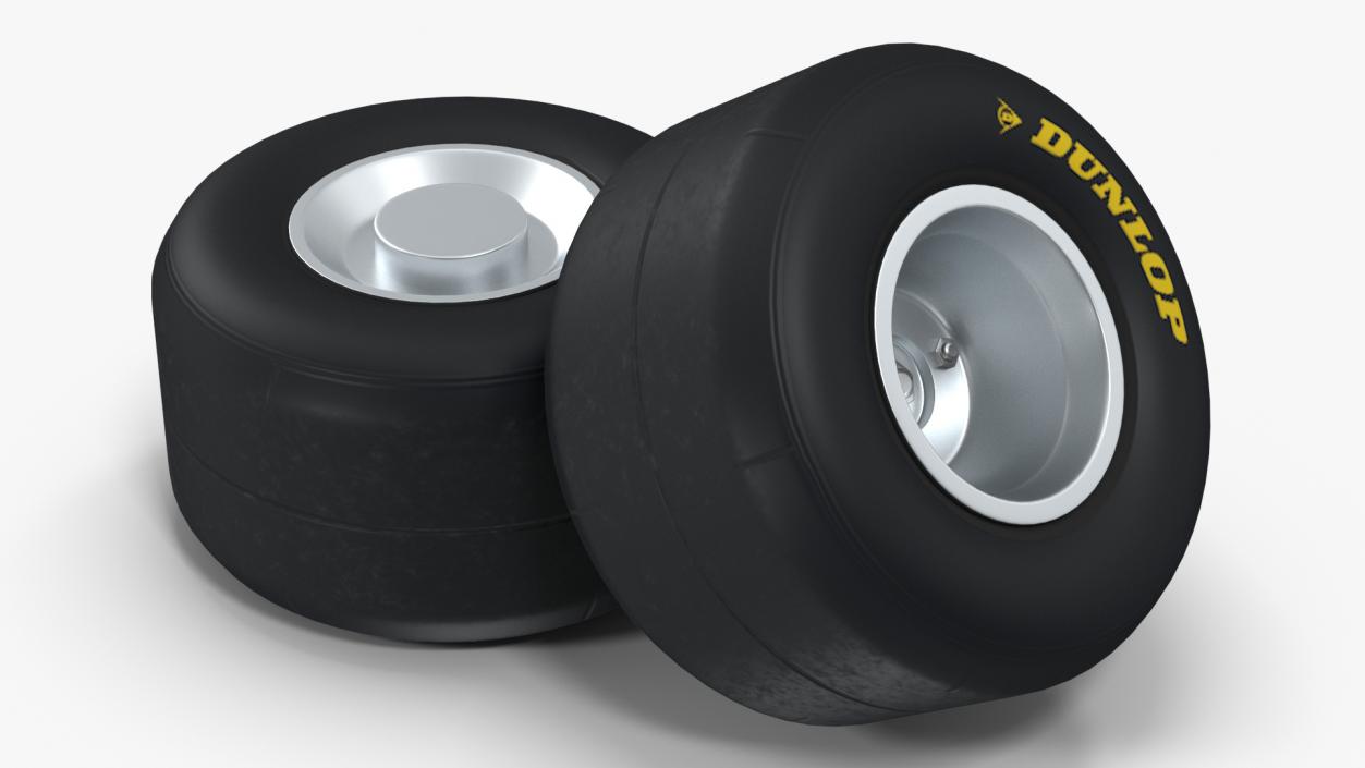 Dunlop Kart Slick Tyre 3D