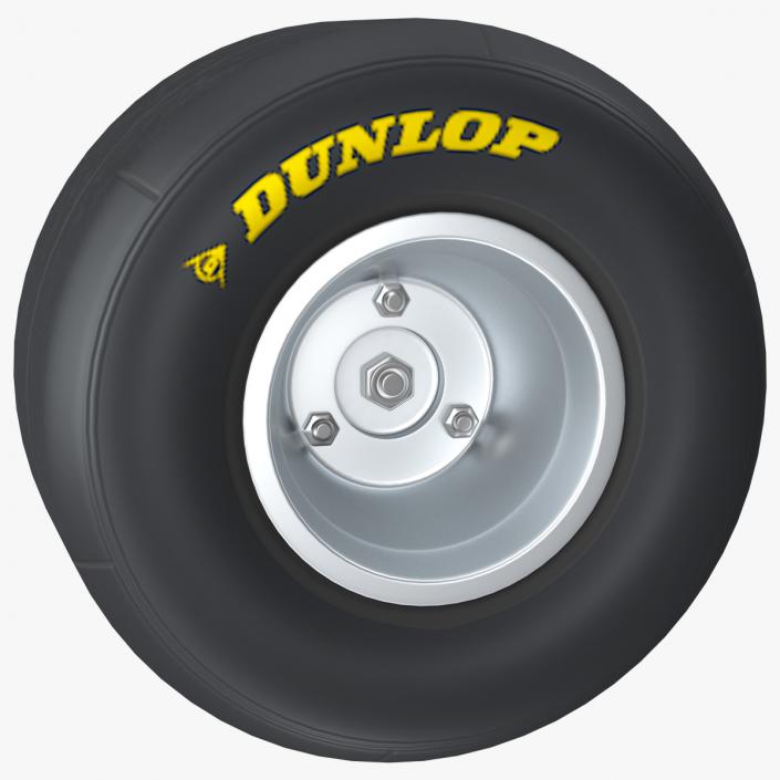 Dunlop Kart Slick Tyre 3D