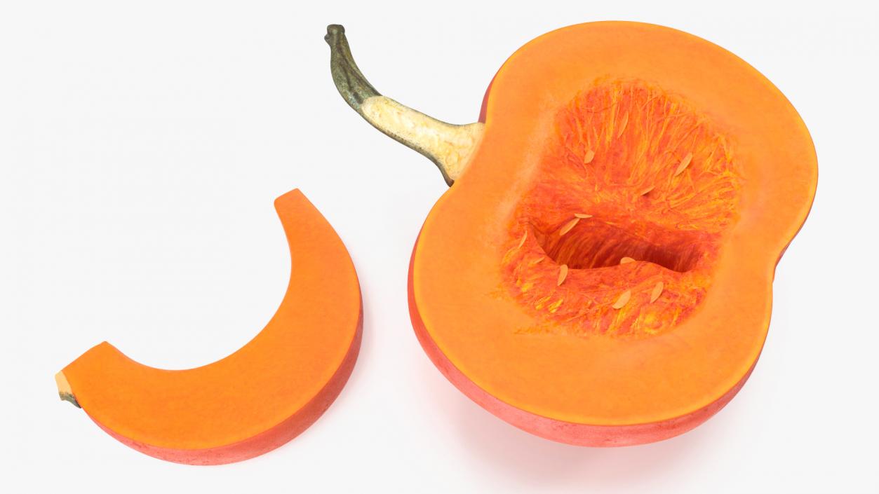 Cut Pumpkin with Slice 3D