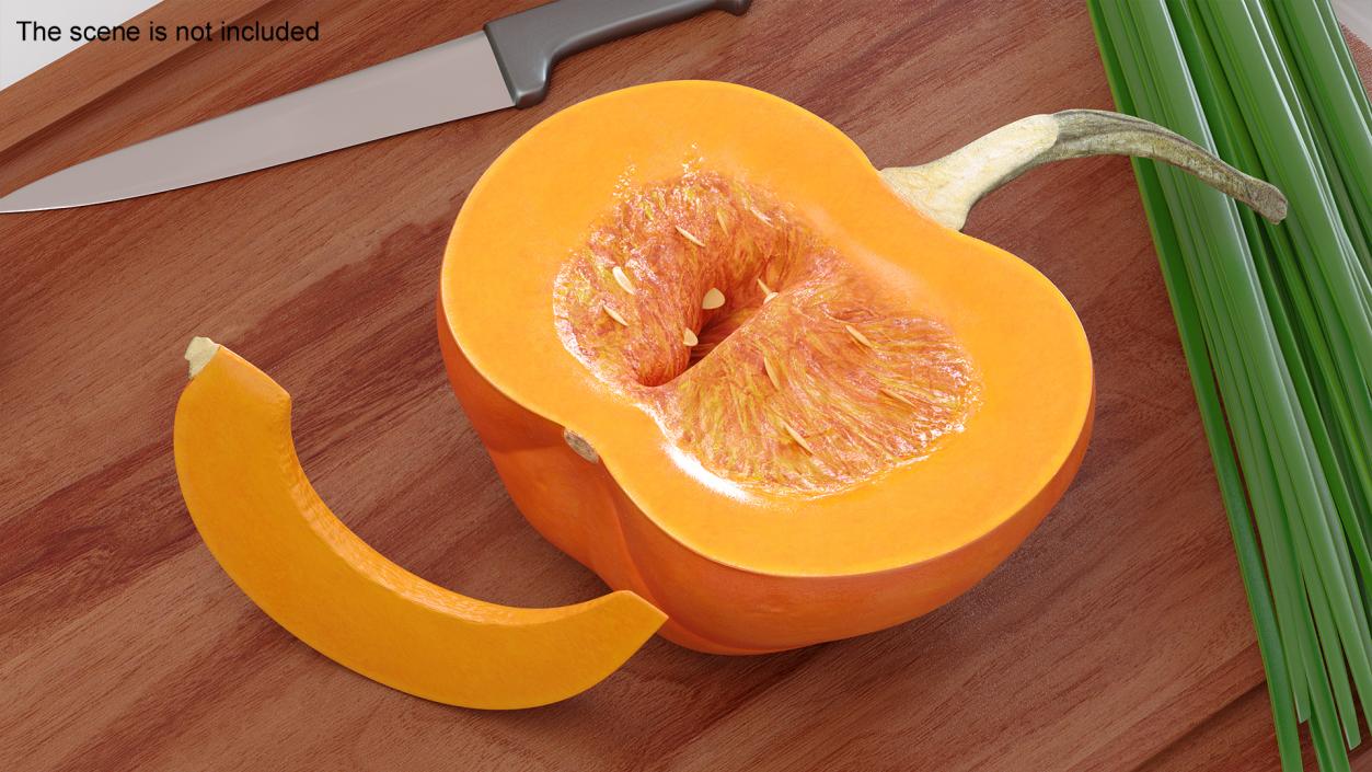 Cut Pumpkin with Slice 3D