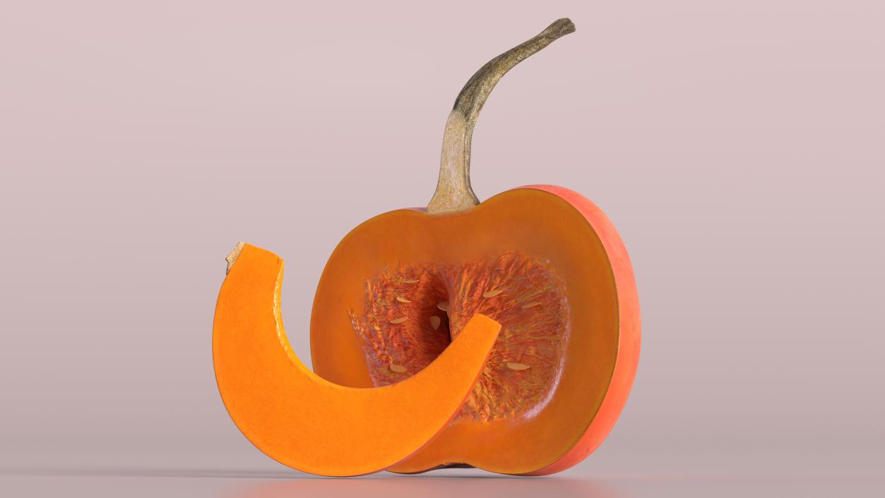 Cut Pumpkin with Slice 3D