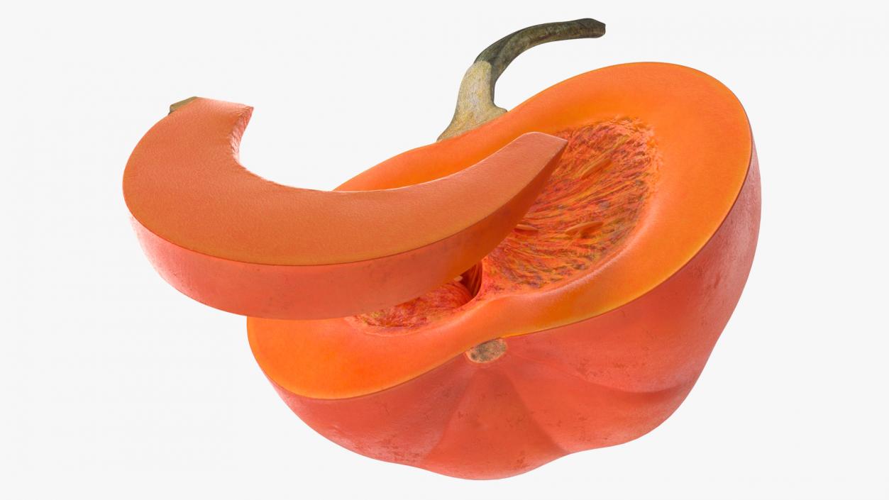 Cut Pumpkin with Slice 3D