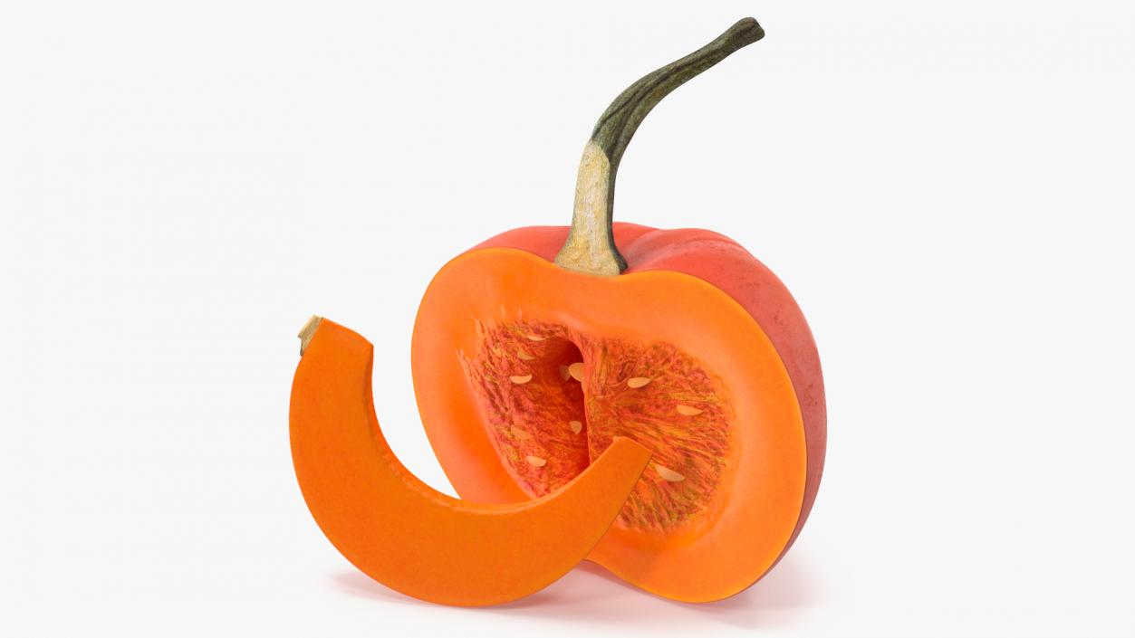 Cut Pumpkin with Slice 3D