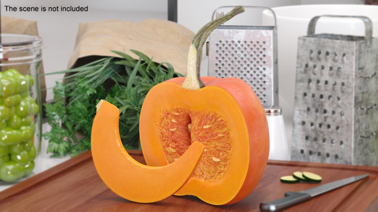 Cut Pumpkin with Slice 3D