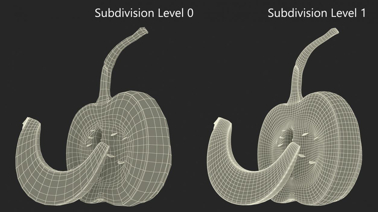 Cut Pumpkin with Slice 3D