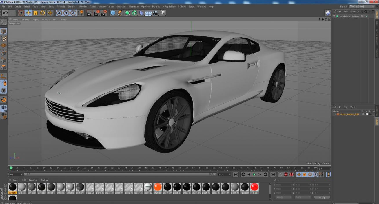 3D Aston Martin DB9