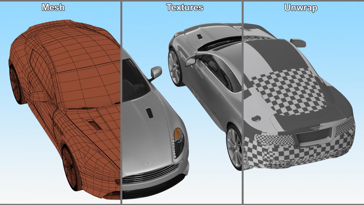 3D Aston Martin DB9