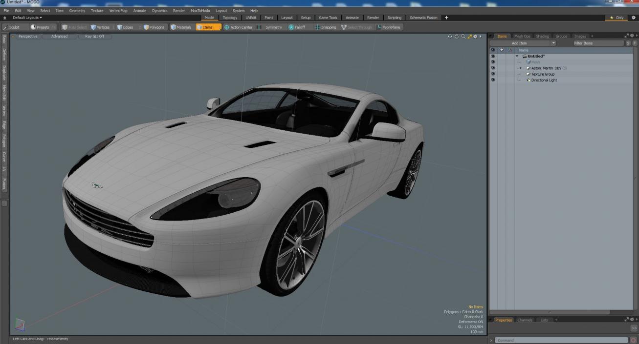 3D Aston Martin DB9