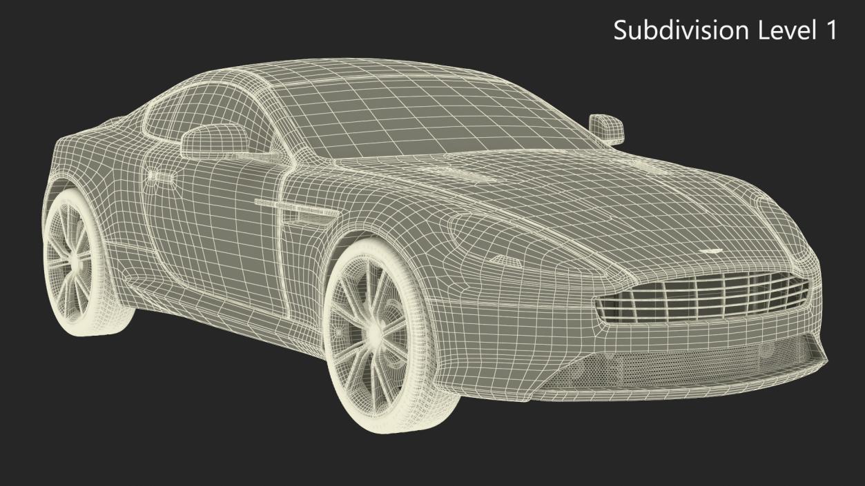 3D Aston Martin DB9