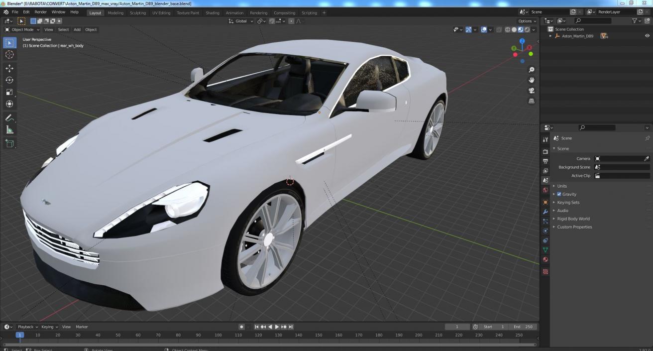 3D Aston Martin DB9