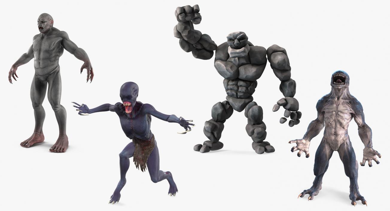 Monster Beasts Collection 3 3D