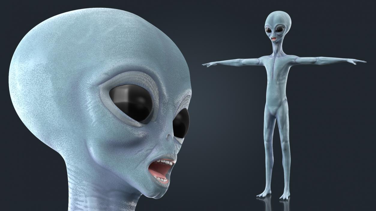 3D Space Alien