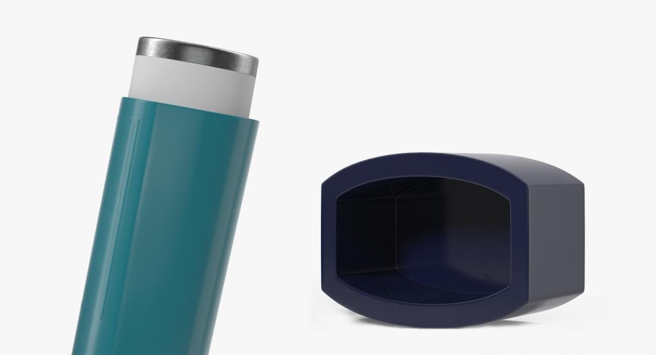 Asthma Inhaler 3D model