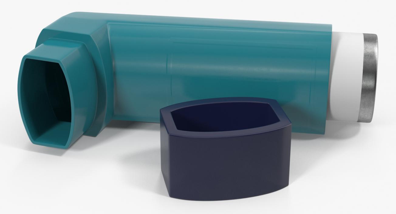 Asthma Inhaler 3D model