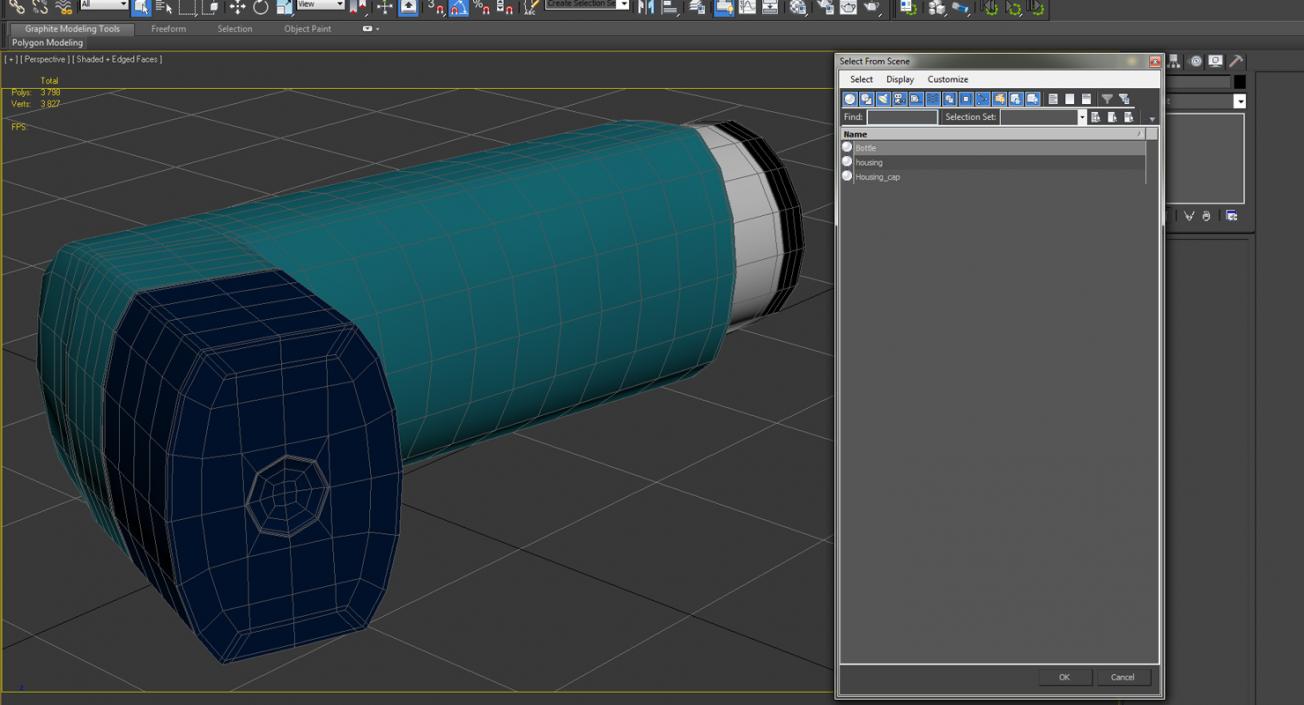 Asthma Inhaler 3D model