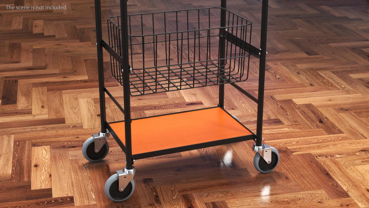 3D Shopping Baskets and Trolley Collection 7