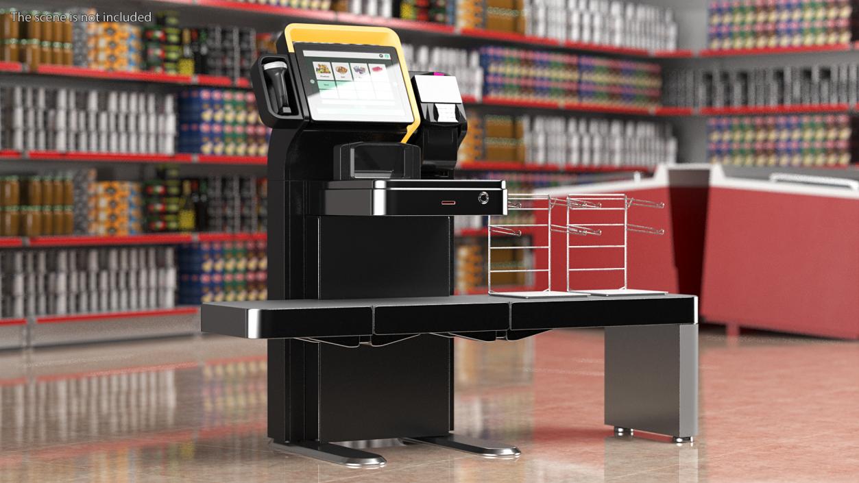 Self Checkout Retail System 3D