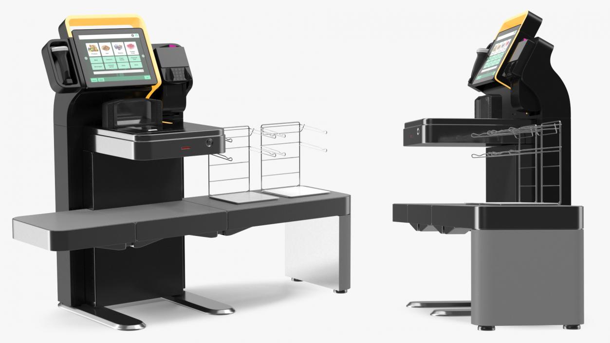 Self Checkout Retail System 3D