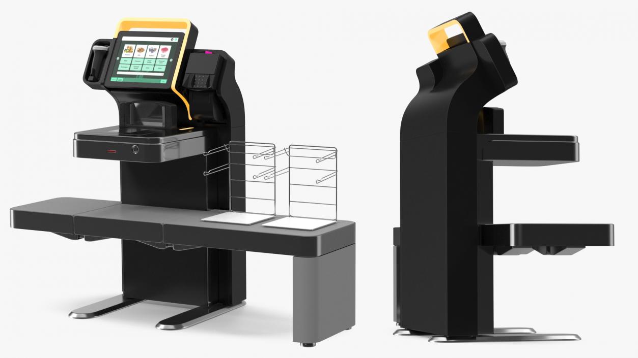 Self Checkout Retail System 3D