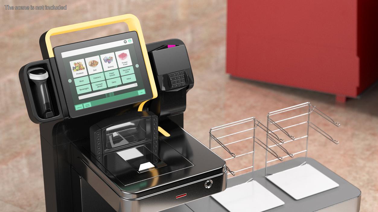 Self Checkout Retail System 3D