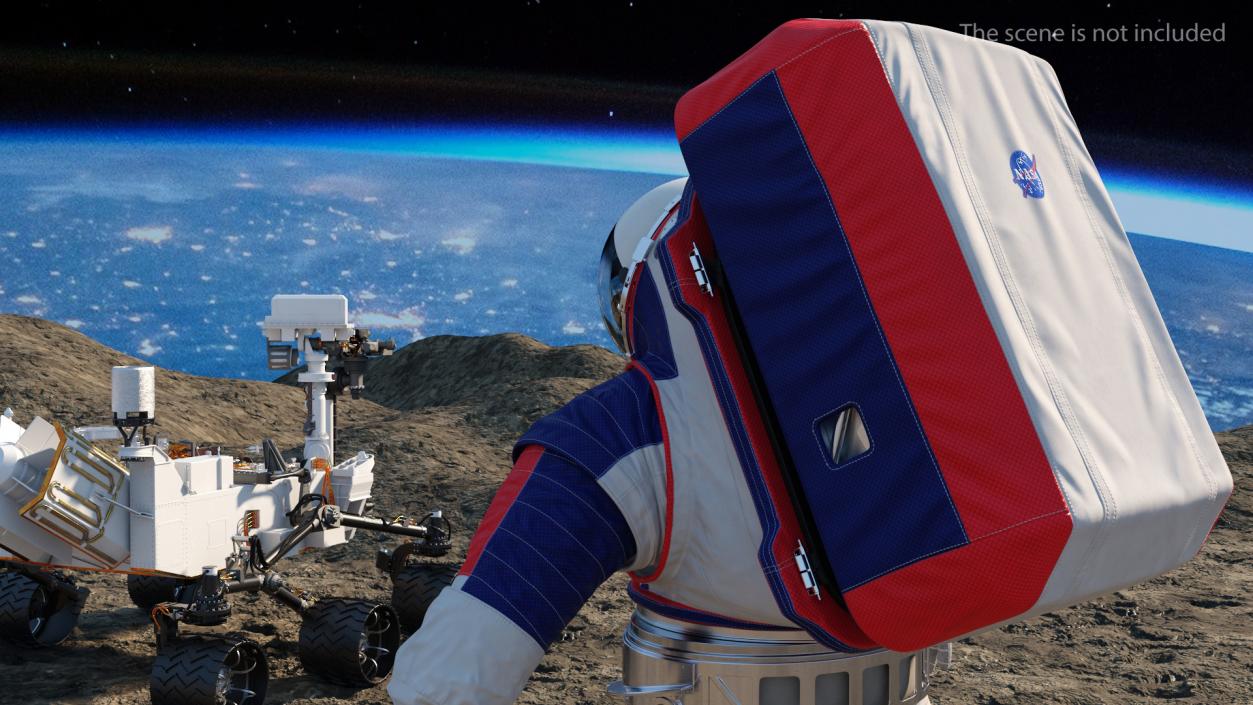 Spacesuit NASA Astronaut Artemis xEMU 3D