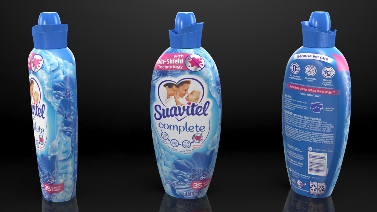 3D Suavitel Field Flowers Liquid Fabric Softener Small