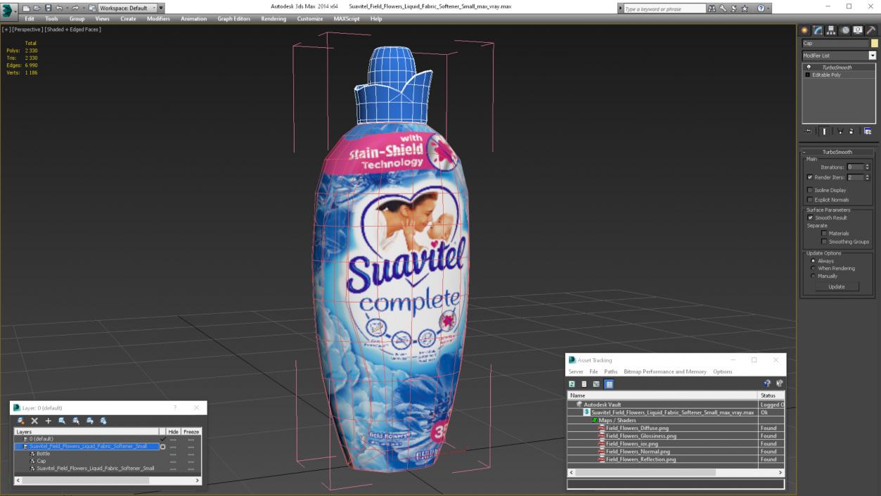 3D Suavitel Field Flowers Liquid Fabric Softener Small