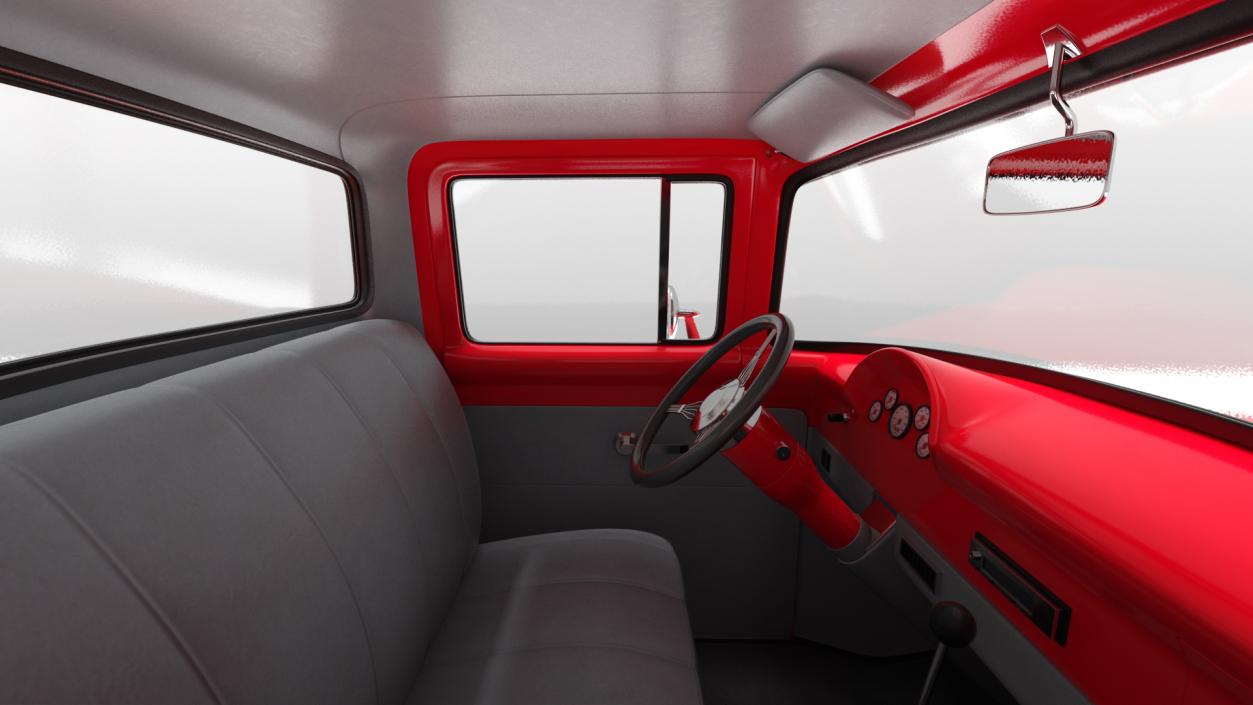 3D 1956 Ford F100 Pickup Truck Tuned model