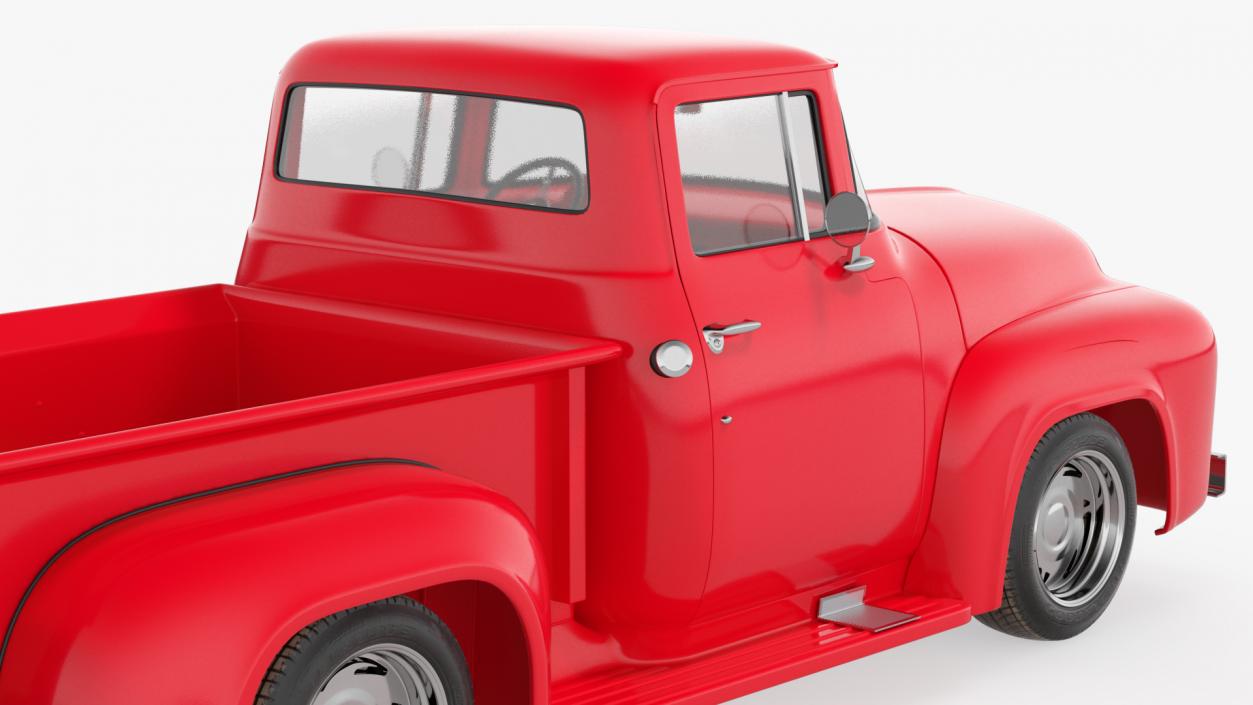 3D 1956 Ford F100 Pickup Truck Tuned model