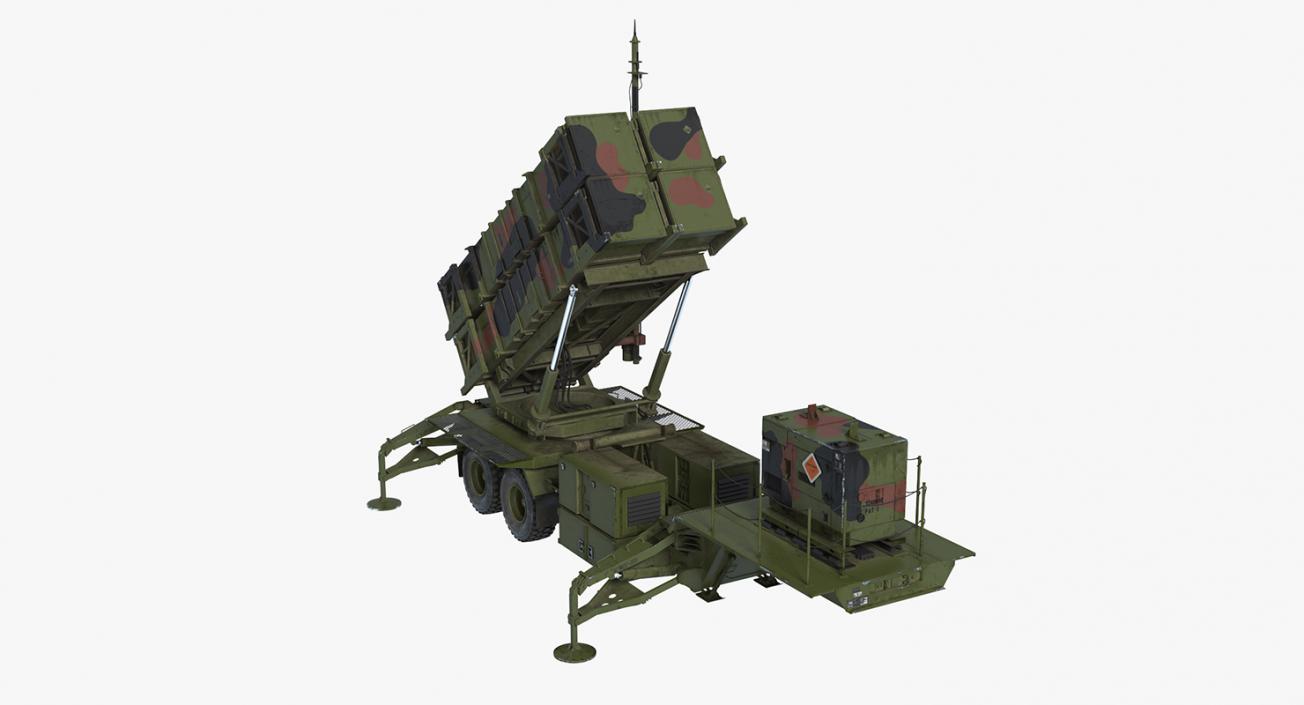 3D model MIM-104 Patriot SAM Battle Position