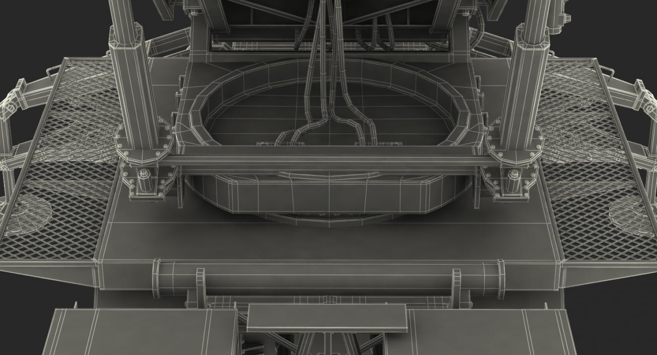 3D model MIM-104 Patriot SAM Battle Position