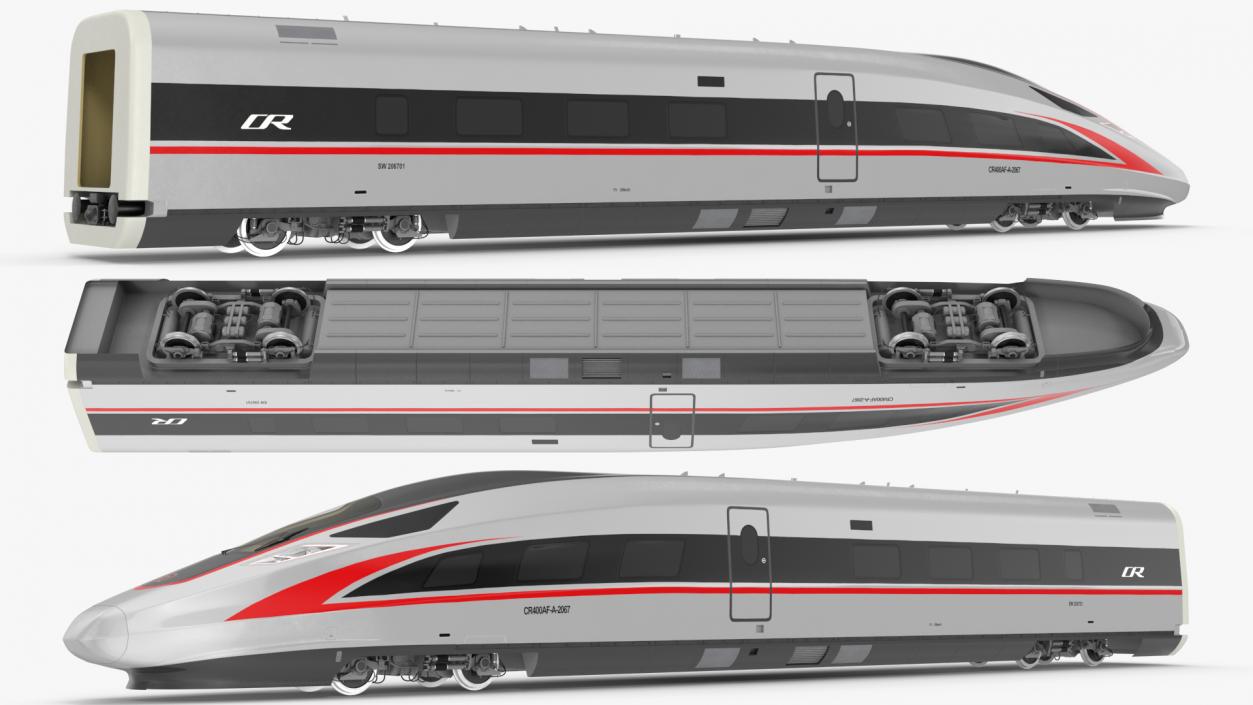 3D CR400 Fuxing Train model