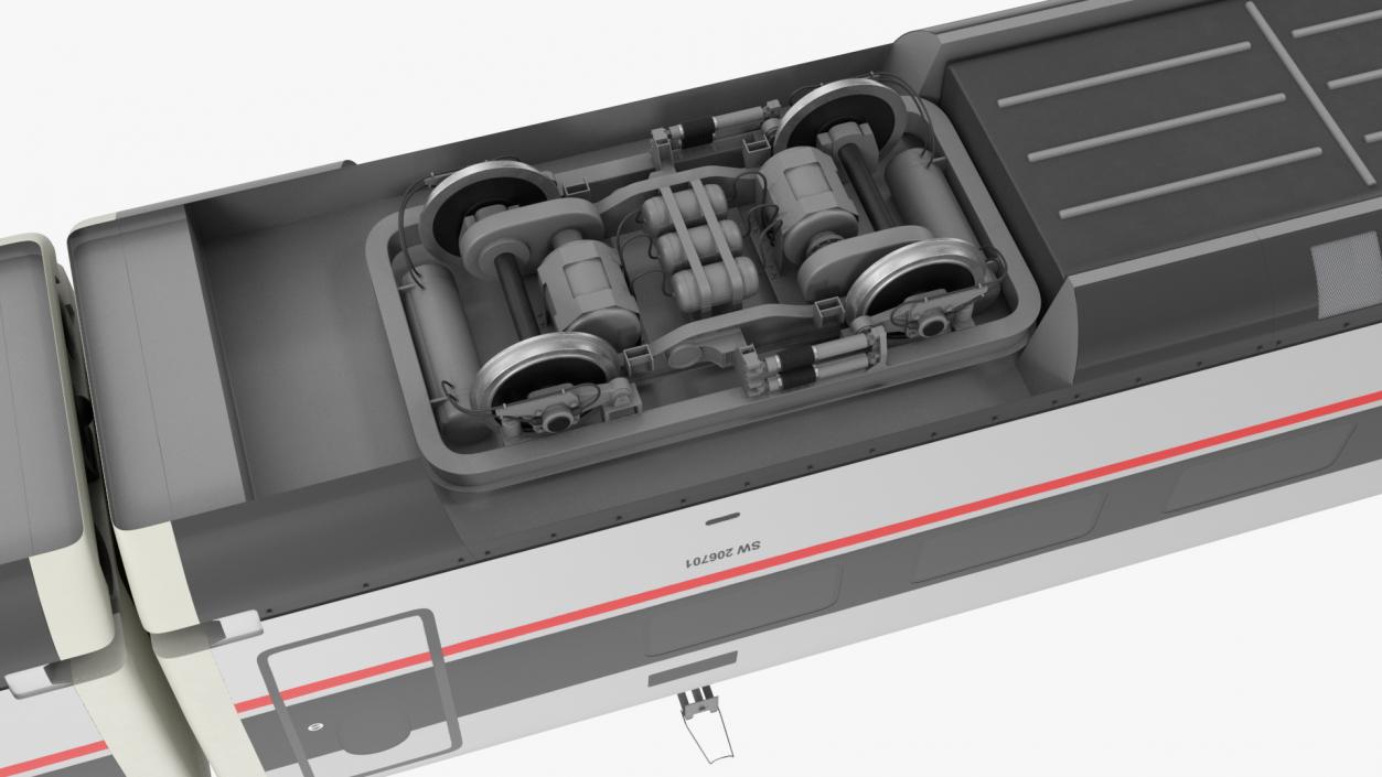 3D CR400 Fuxing Train model