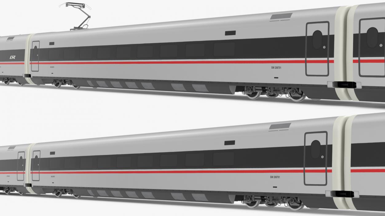 3D CR400 Fuxing Train model