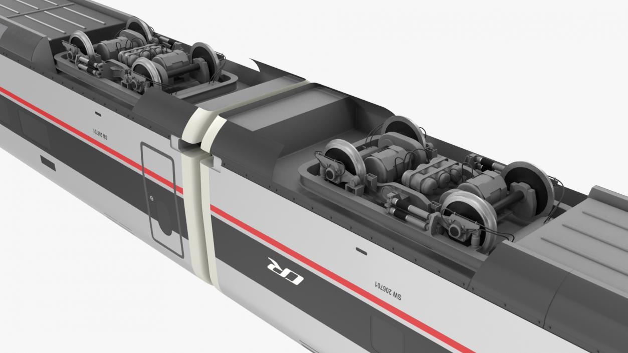 3D CR400 Fuxing Train model