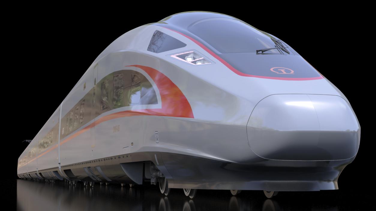 3D CR400 Fuxing Train model